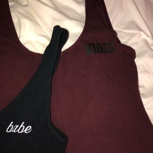 TWO FOR 1 Pacsun Vibes x Babe Bodysuits for Summer
